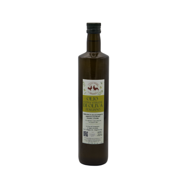 bottiglia olio extravergine di oliva la casa di campagna magione umbria